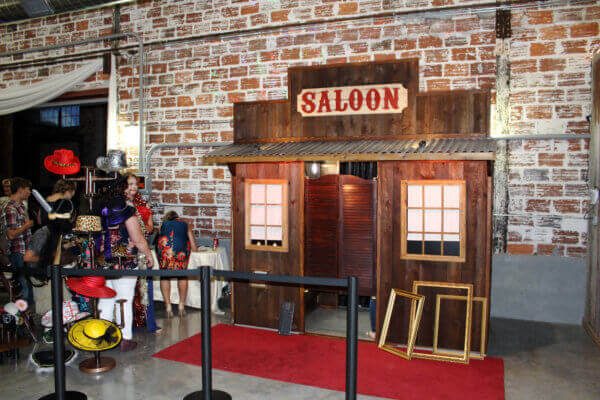 Rustic Western Saloon photo booth
