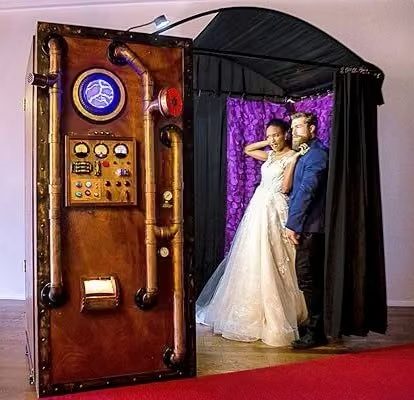 Steampunk Time Machine photo booth