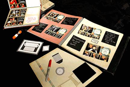 A finished memory book
