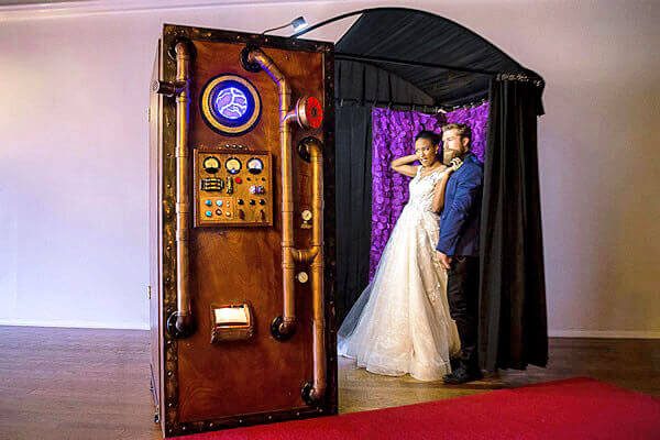 The Steampunk Time Machine at a styled bridal shoot