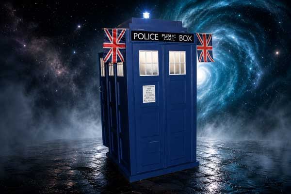 The Tardis photo booth